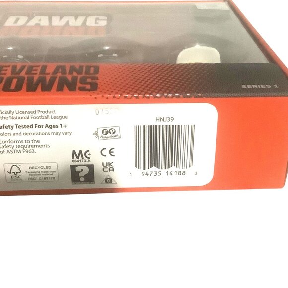 Fisher Price Little People Collector x NFL Cleveland Browns 4-Pack Dawg Pound NE - Picture 10 of 10